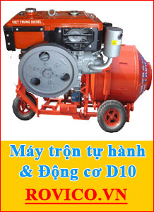 Máy Trộn Tự Hành - Động Cơ D10